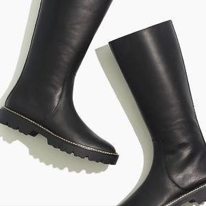 MThe Citywalk Lugsole Tall Boot in Leather